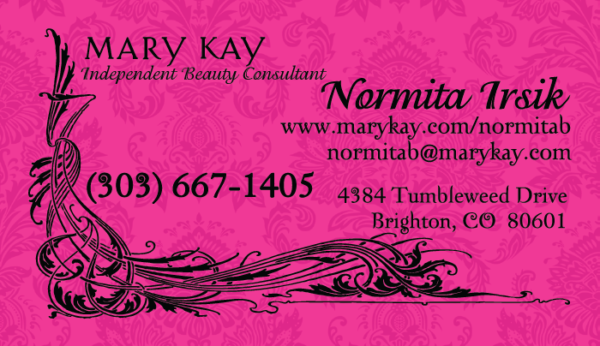 Normita MK business card